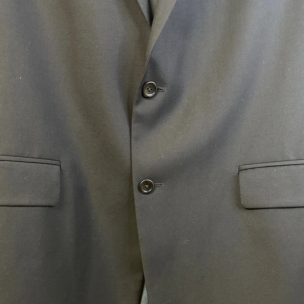 Nautica Men’s Navy 100% Wool Sport Coat Blazer 42R Classic Tailored Jacket